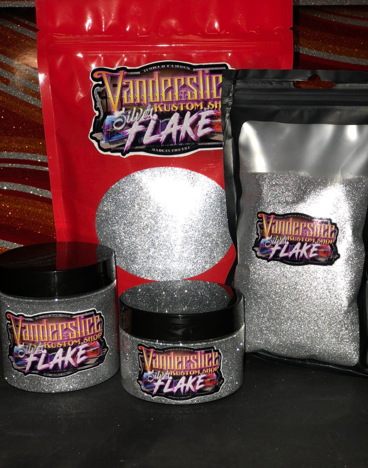 Chrome Silver Flake