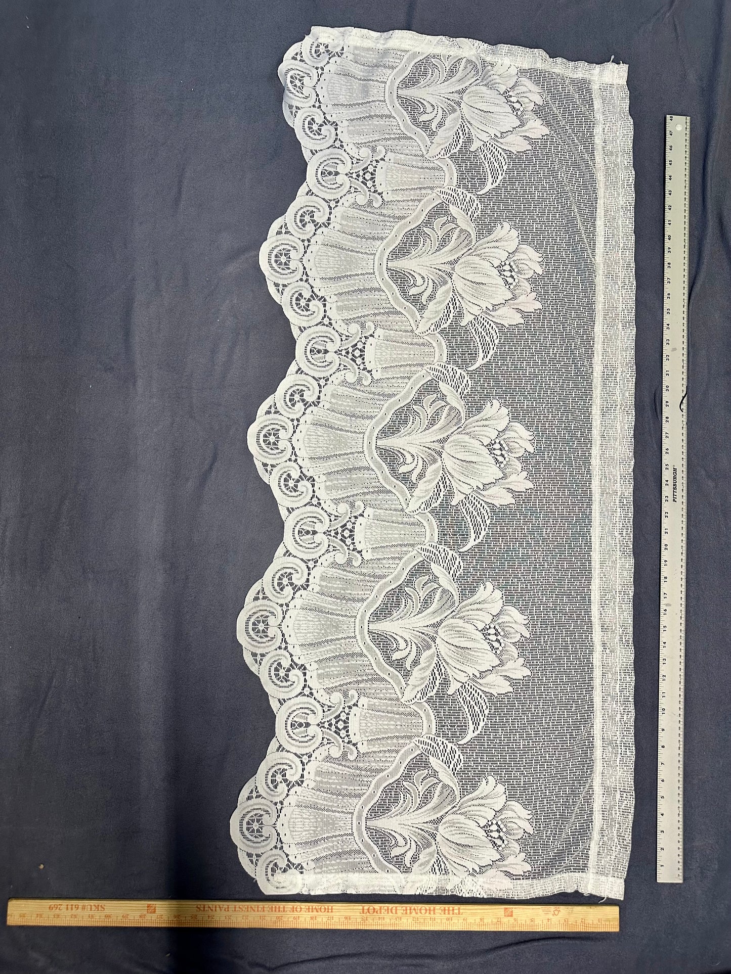 4ft x 2ft Floral Lace