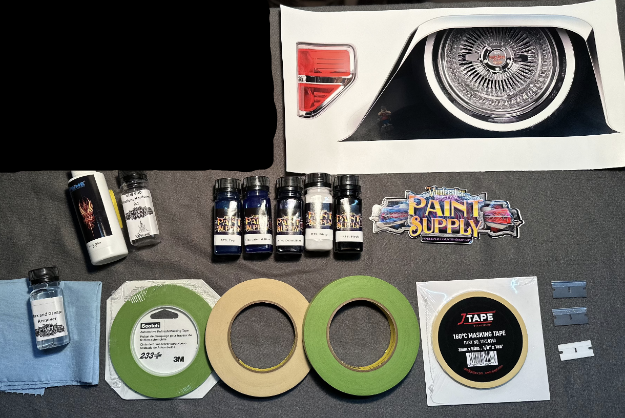DIY Lowrider Pattern Skateboard Kit