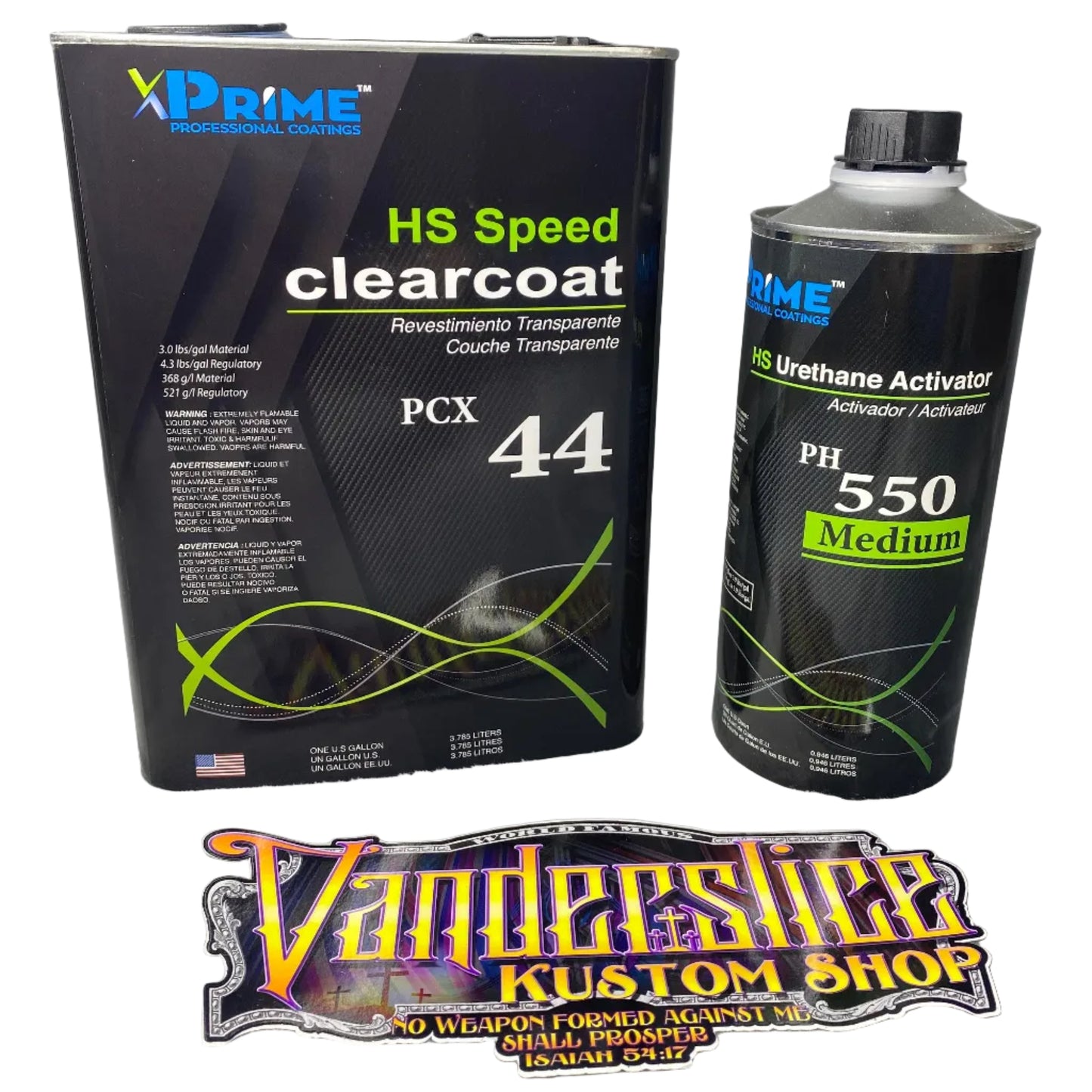 PCX44 HS Speed clearcoat + Urethane Activator included