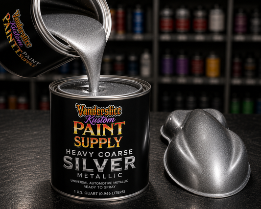 Heavy Coarse Silver Metallic