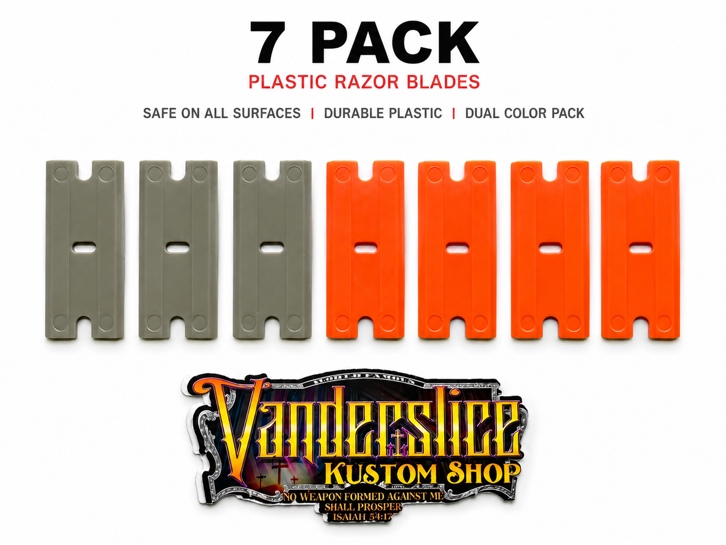 Plastic Razor Blades | Scratch-Safe Tape & Adhesive Removal