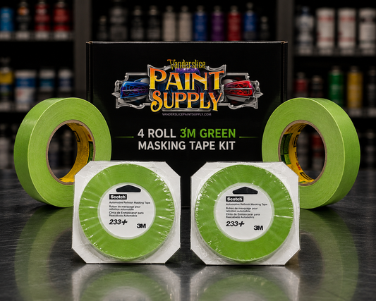 4 roll 3M green masking tape kit