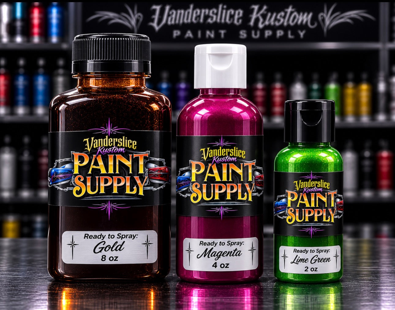 Ready-to-Spray Candy Paint – Individual Colors