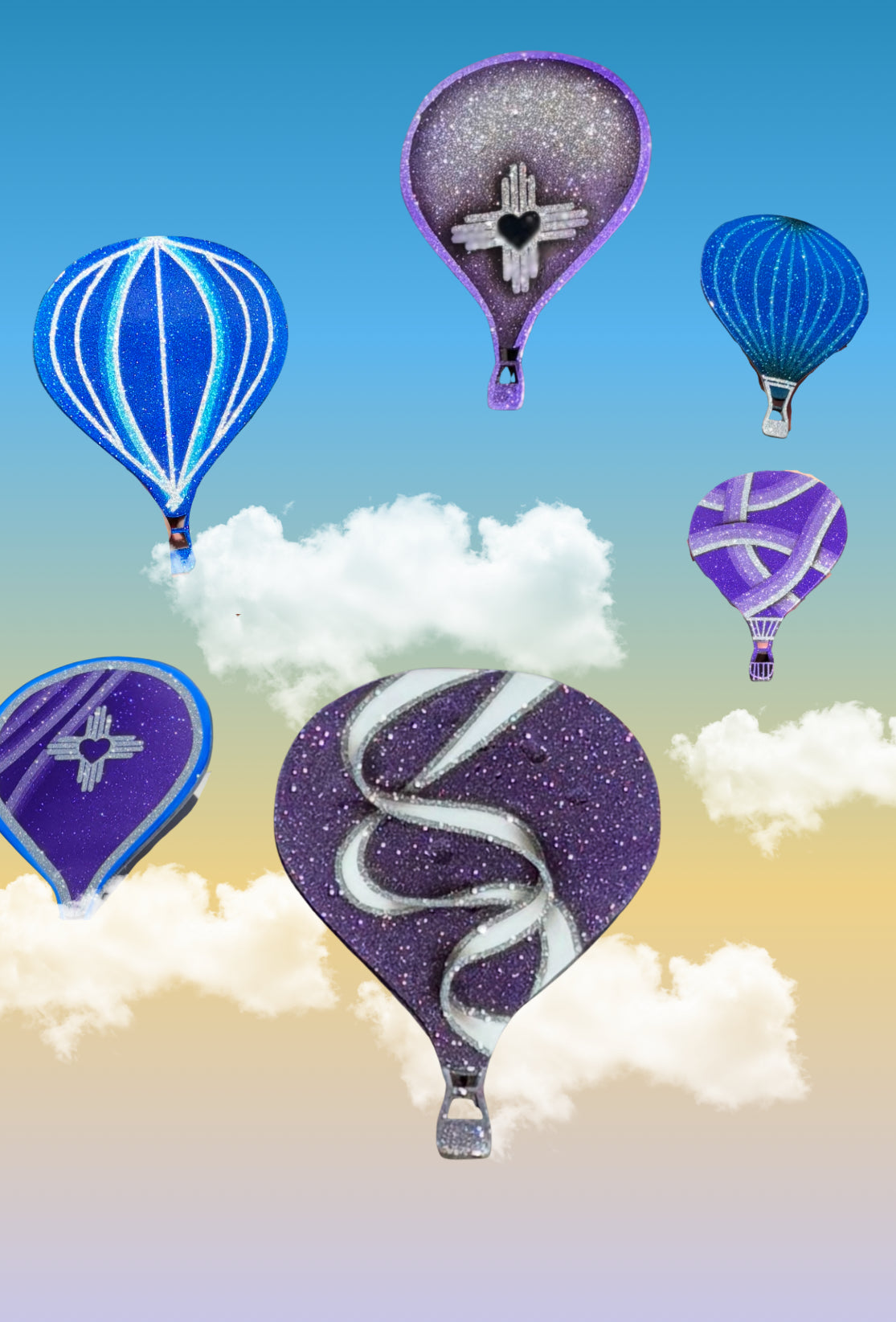 Pre Flaked Hot Air Balloons