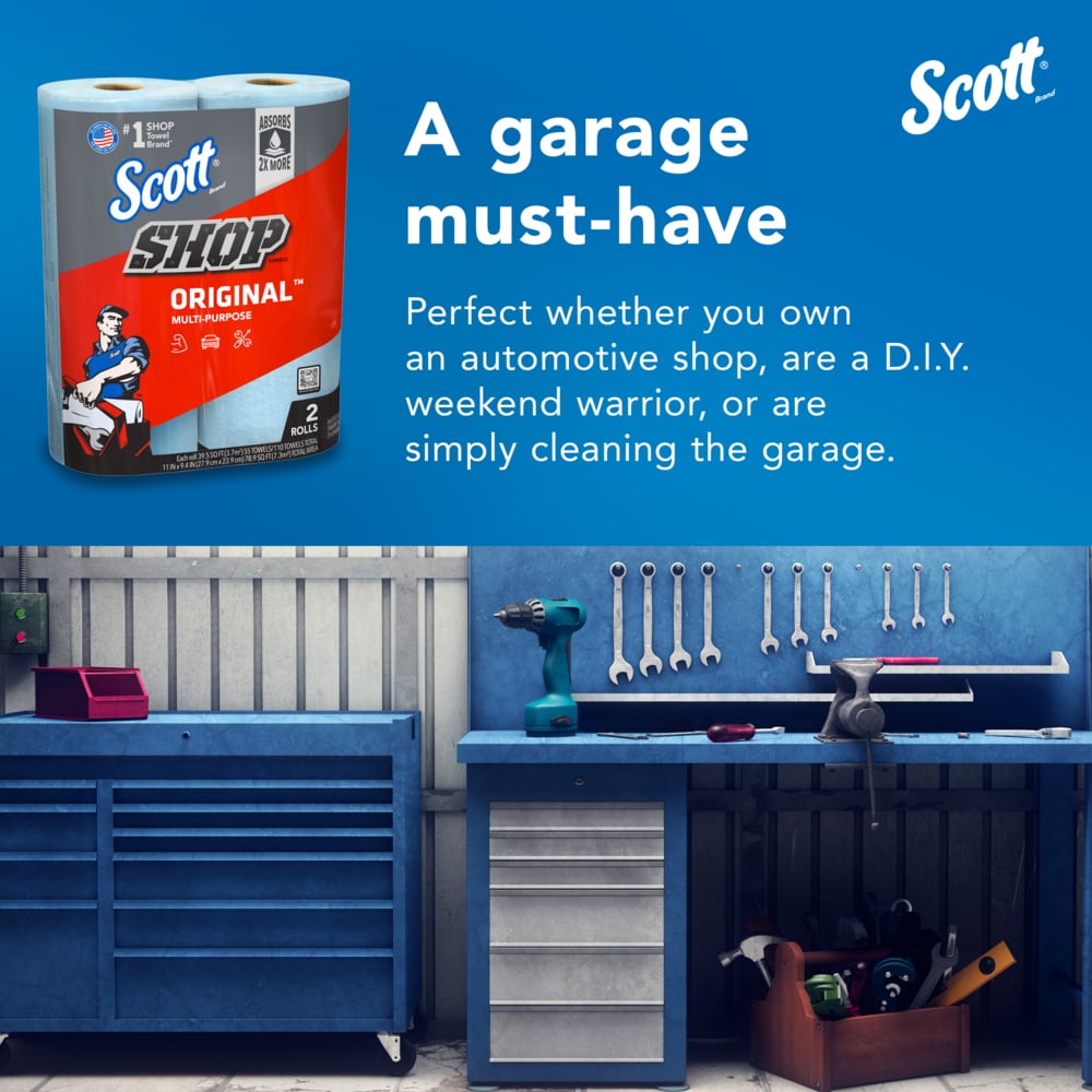 Scotch-Brite™ Blue Shop Towels