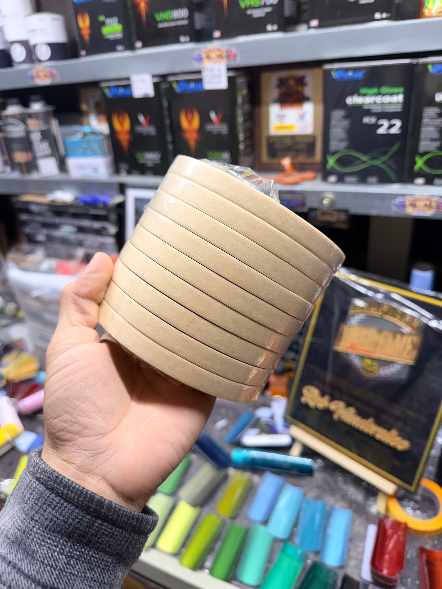 1/2" 3M tan masking tape