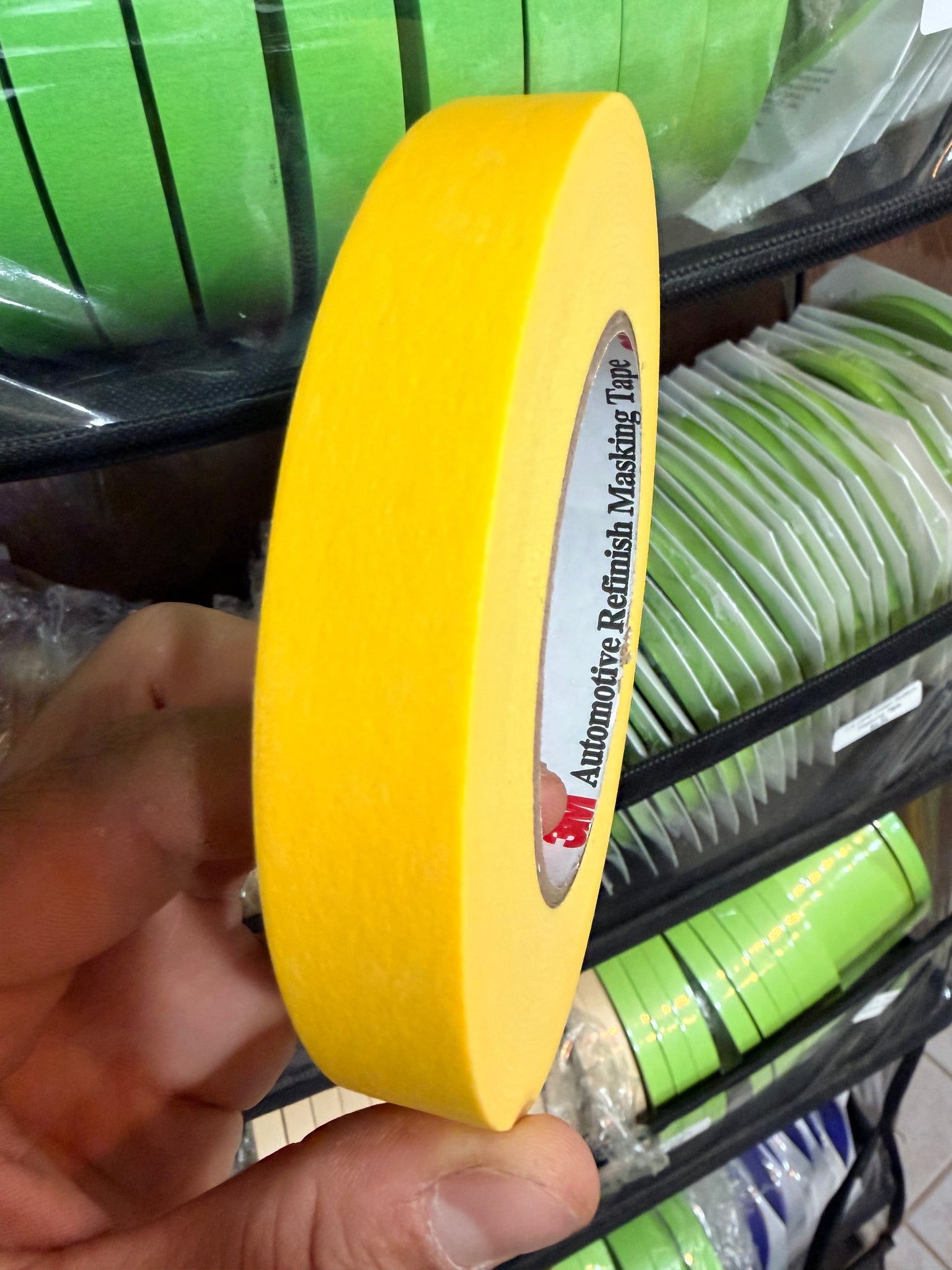 3M 3/4” yellow masking tape (1 roll)
