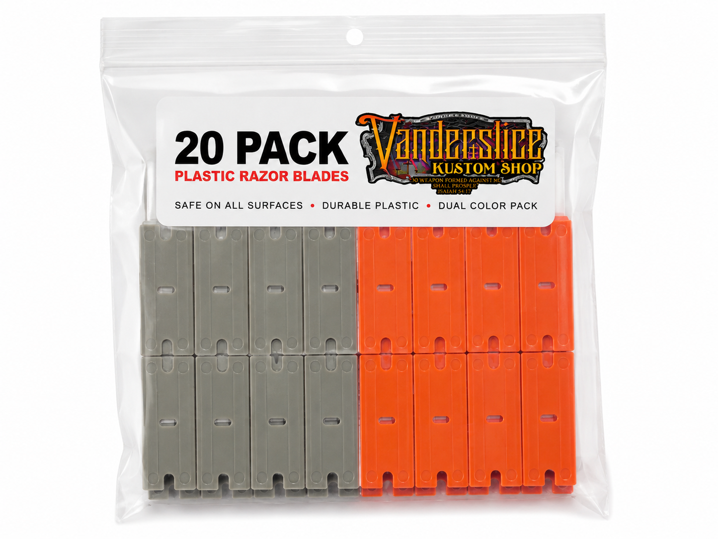Plastic Razor Blades | Scratch-Safe Tape & Adhesive Removal