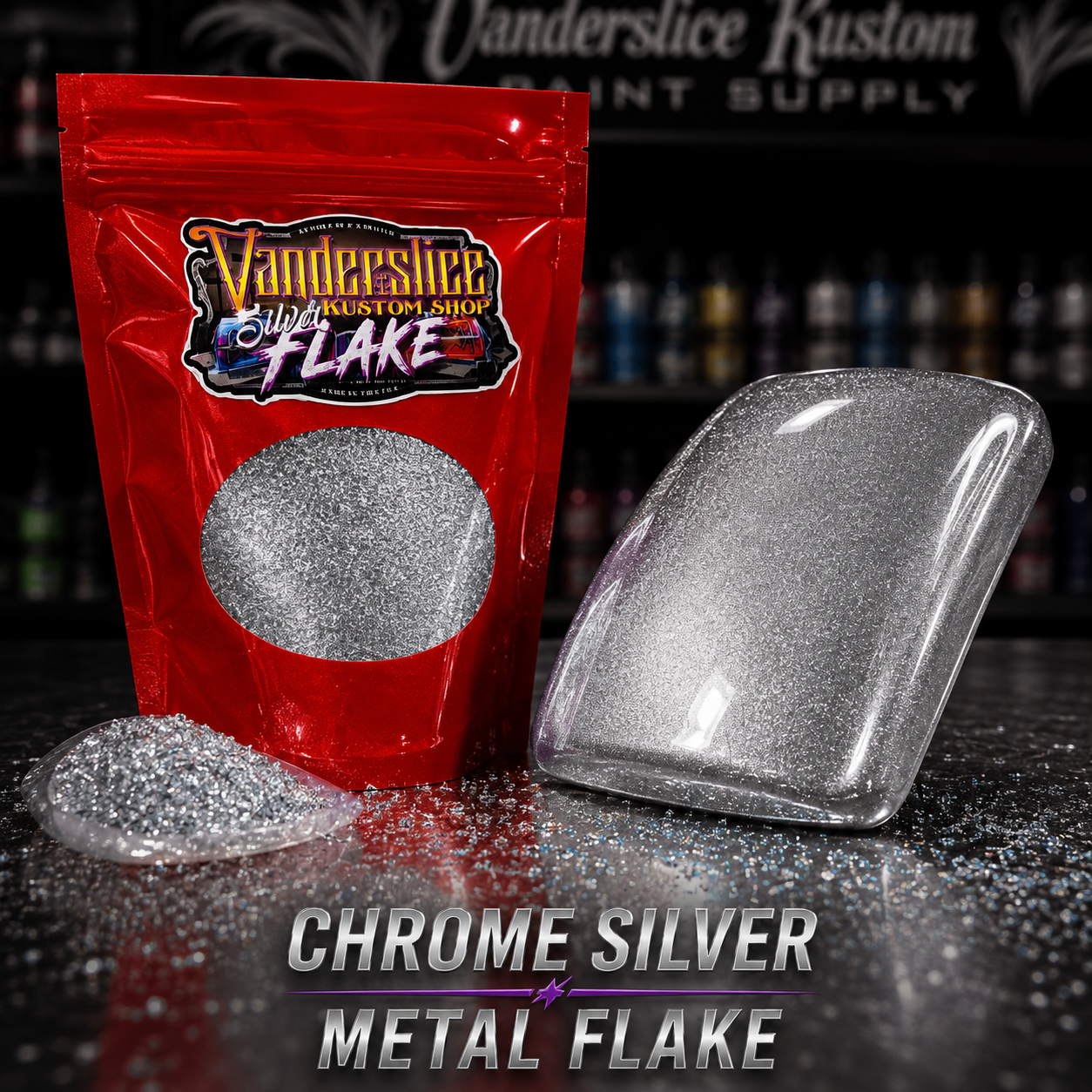 Chrome Silver Flake