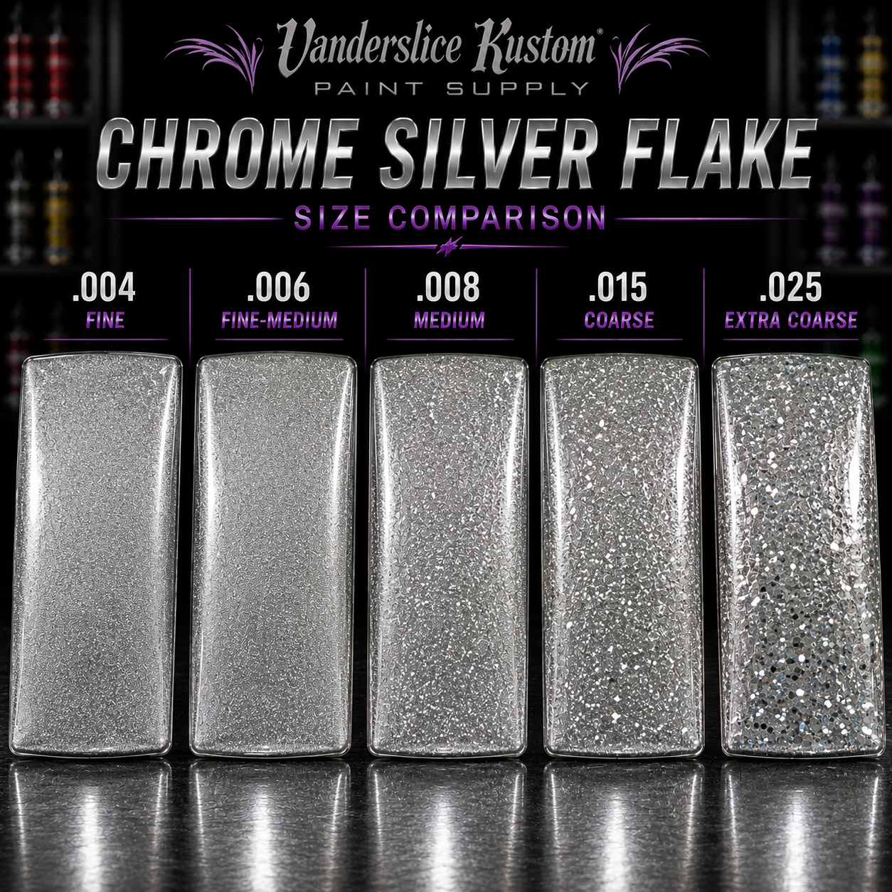 Chrome Silver Flake