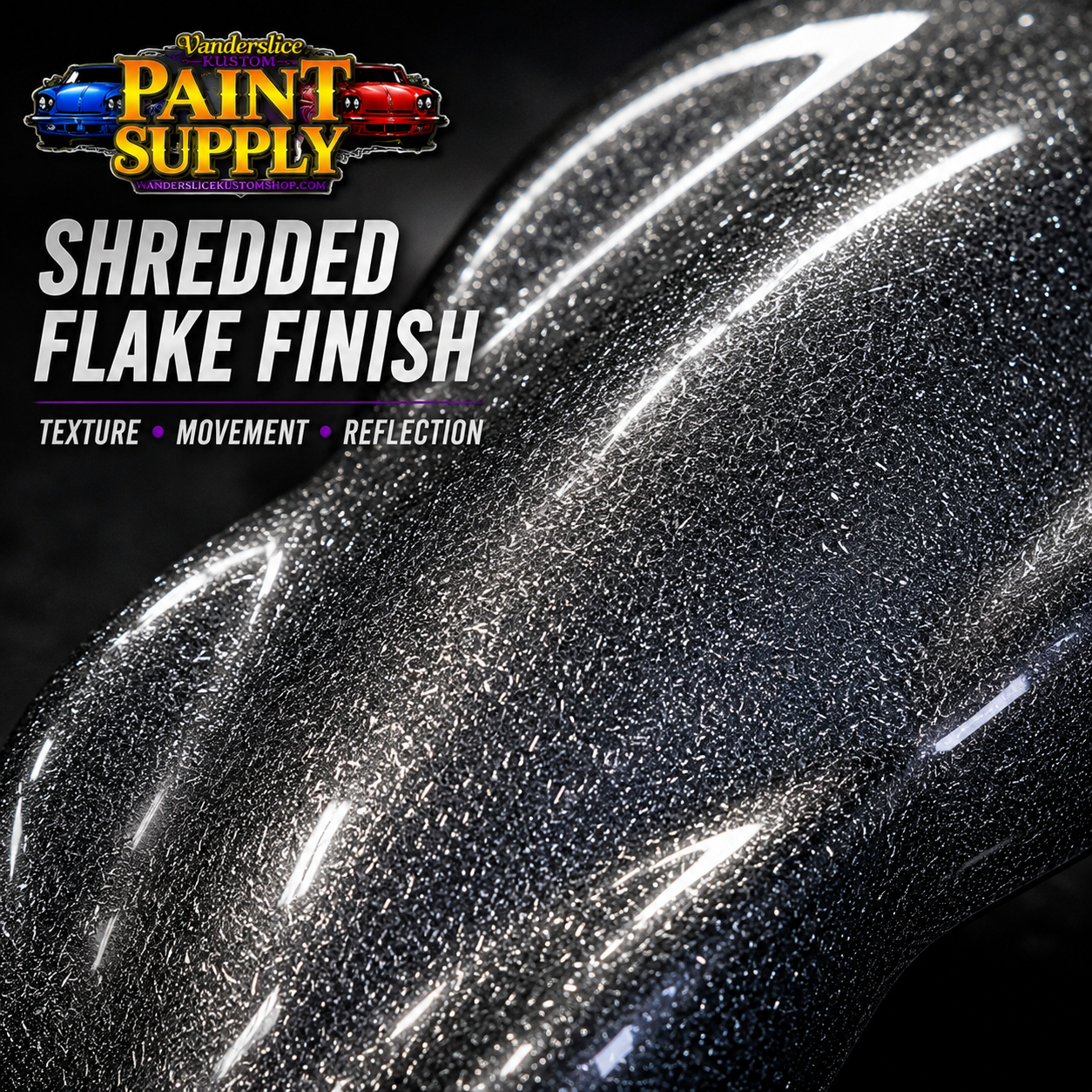 Shredded Metal Flake – Custom Automotive Flake