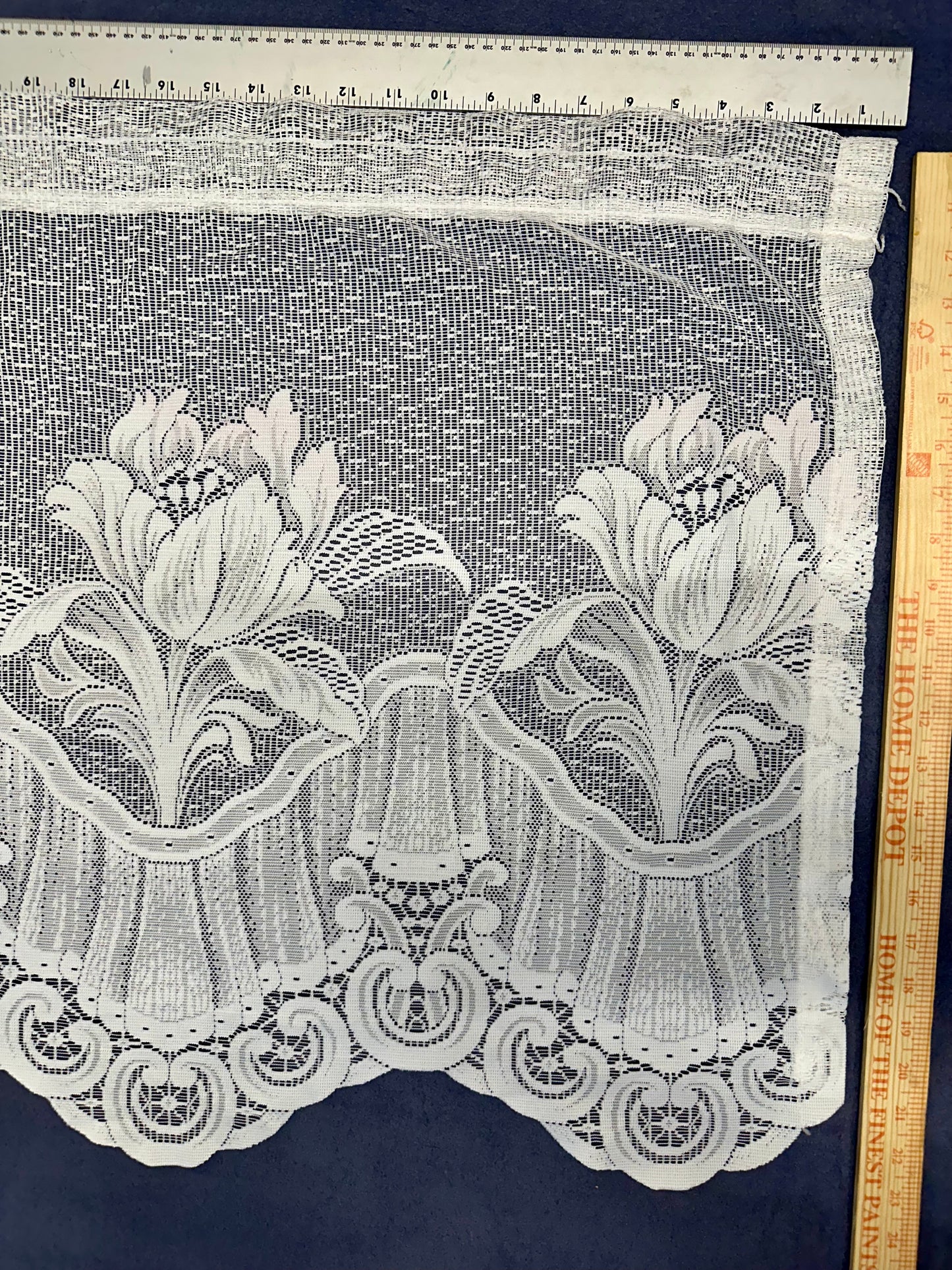4ft x 2ft Floral Lace