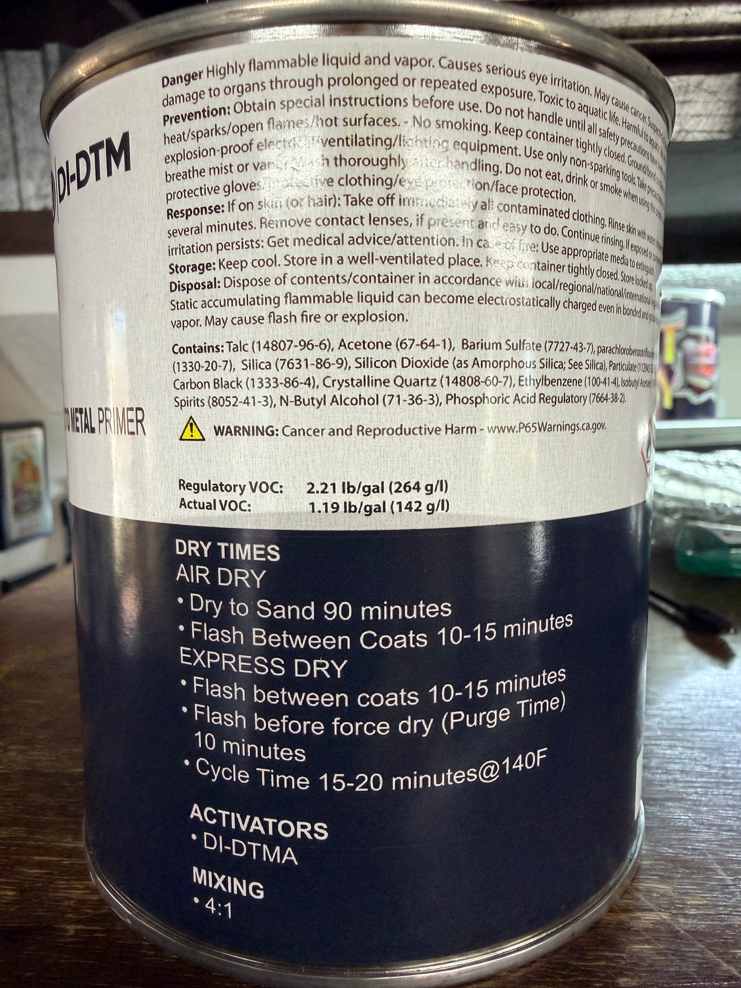 DI 2.1 Direct To Metal Primer with Activator!