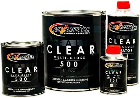 Multi Gloss 500 Stealth Clear 2.1 VOC with Activator 501 Included Advantage Refinish Products