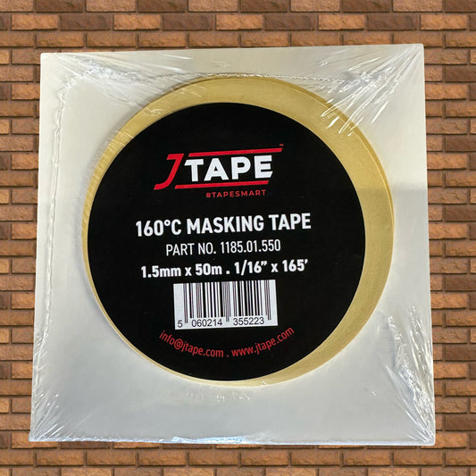 1/16 inch (1.5mm) JTAPE HIGH-PERFORMANCE MASKING TAPE (2 pack)