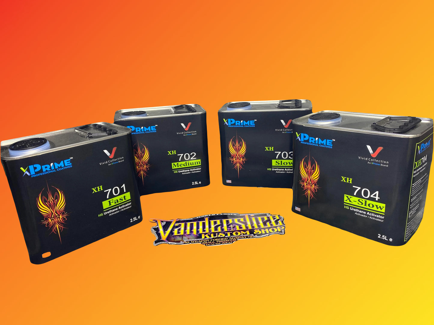 VHS800 High Gloss High Solids 2:1 Clear Coat + Activator