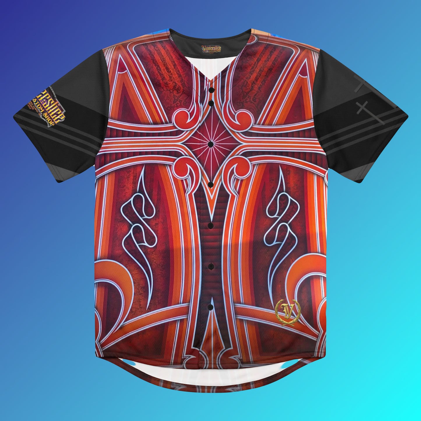 Red Vanderslice baseball jersey