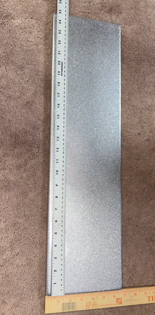 One of a Kind – Limited Edition! Preflaked MDF Board  (25 inch x 6.5 inch)