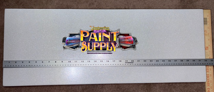 Exclusive White Ice finish-Subtle Pearl Glow MDF Pre-flaked boards