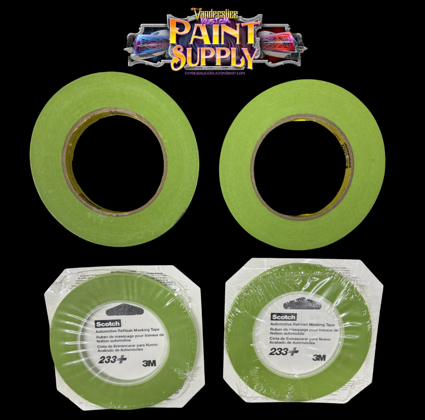 4 roll 3M green masking tape kit