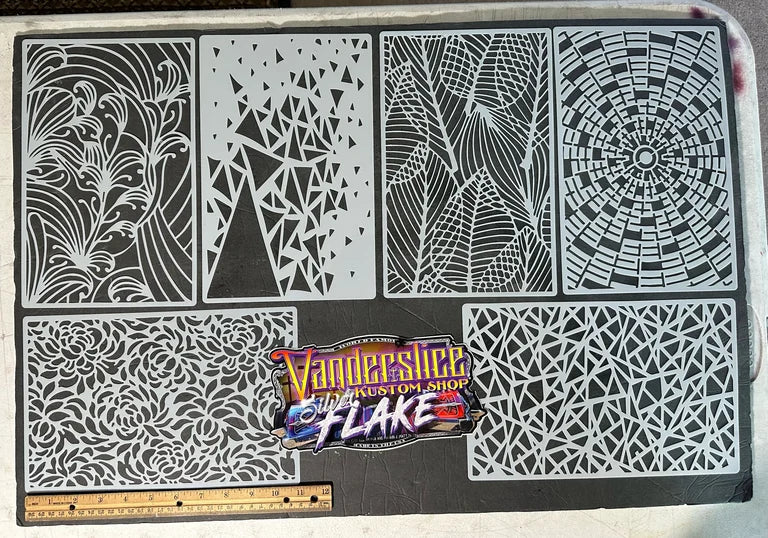 Mylar reusable stencil Kits – Vanderslice Kustom Shop